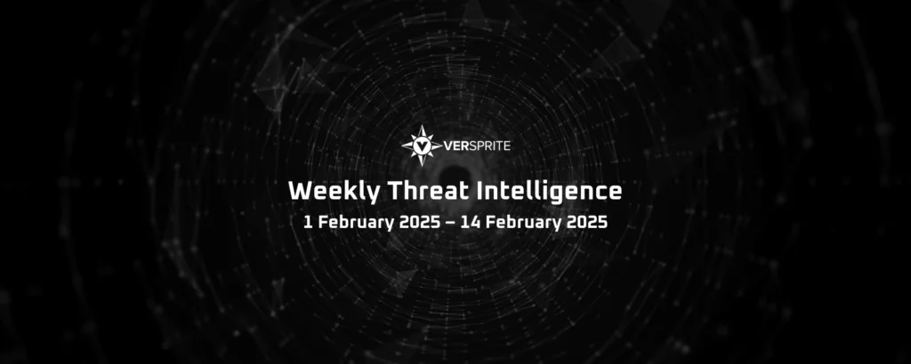 VerSprite Weekly Threat Intelligence